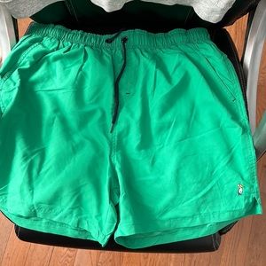 Mobile Bay men’s green swim trunks
